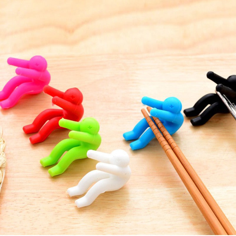 Pot stoppers can also hold chopsticks or phones.  Kitchen fun