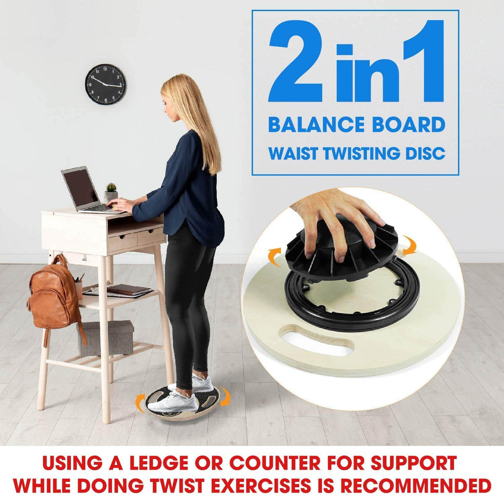 Standing desk balance board – exercise and work out while using your standing desk.  Best wobbel board to get fit