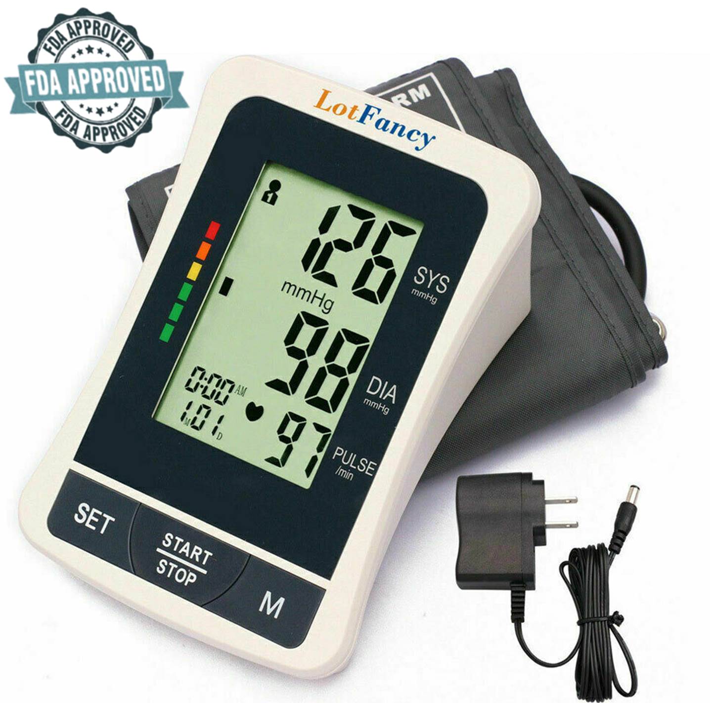 This best bp monitor helps you to blood pressure test (both systolic and diastolic pressure) and presents the information in a clear digital display screen making it easy to determine whether your pressure at risk – enjoy using this blood pressure tester!