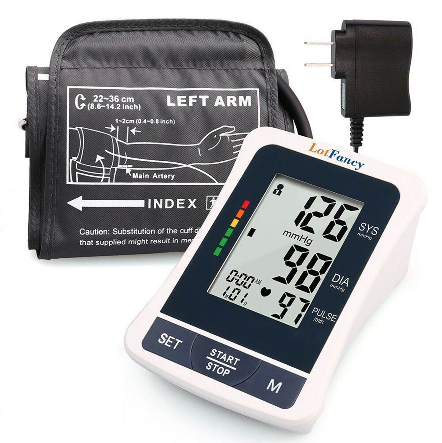 Automatic Upper Arm Blood Pressure Monitor for Home Testing
