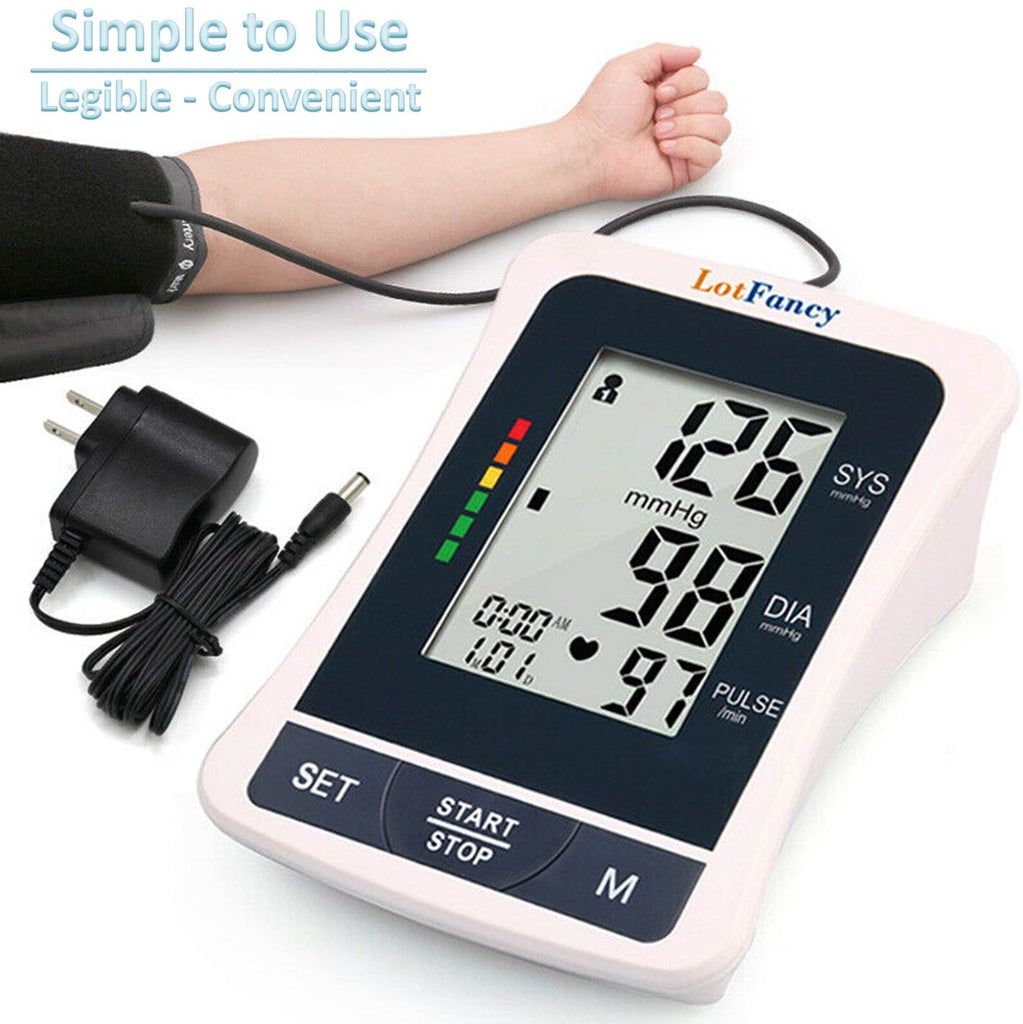 Automatic Upper Arm Blood Pressure Monitor for Home Testing