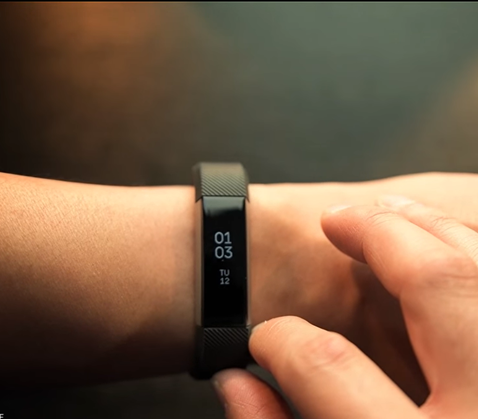 Step tracker fits neatly onto your wrist, with 2 sizes small and large.  Alta fitbit the best fitness tracking watch
